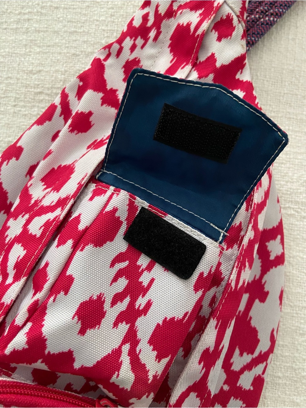 Kavu Pink Ikat Sling Bag - Women's Crossbody Pack Multiple Compartments - Picture 10 of 12